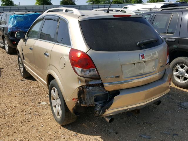 3GSDL73748S569422 - 2008 SATURN VUE XR GOLD photo 3