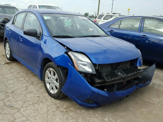 3N1AB6AP5CL715038 - 2012 NISSAN SENTRA BLUE photo 1