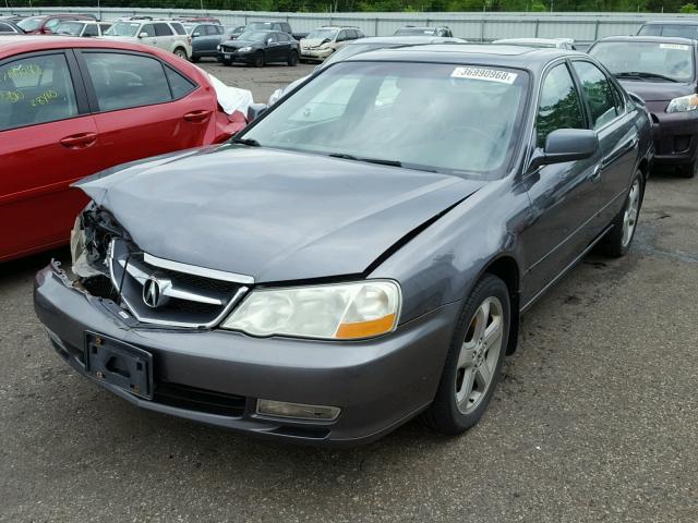 19UUA56863A008483 - 2003 ACURA 3.2TL TYPE GRAY photo 2