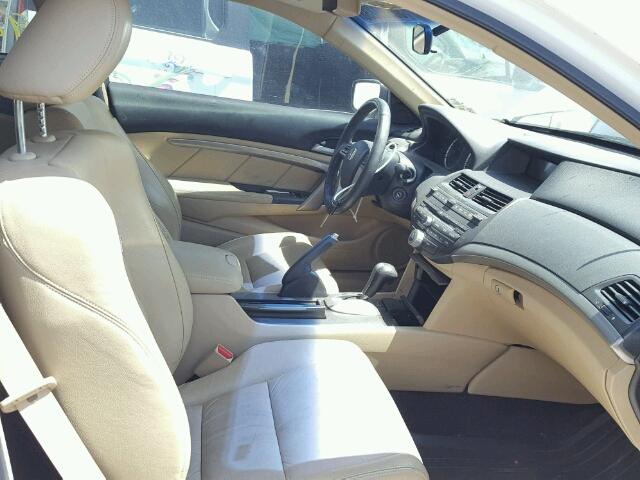 1HGCS22899A011495 - 2009 HONDA ACCORD EXL WHITE photo 5