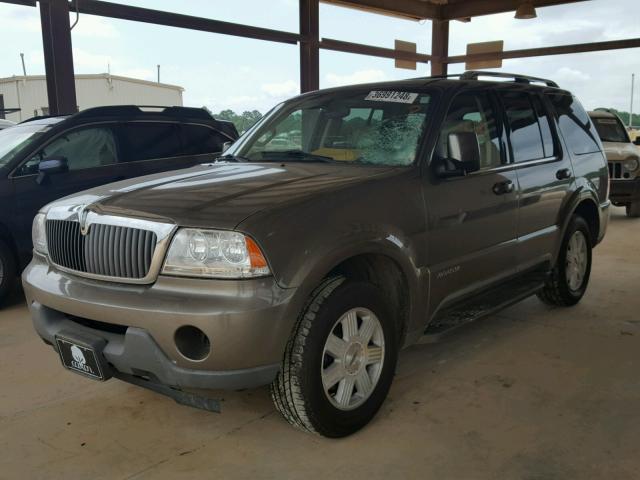 5LMEU68H44ZJ41154 - 2004 LINCOLN AVIATOR 棕色 照片 2