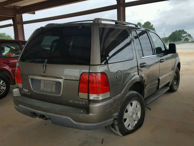 5LMEU68H44ZJ41154 - 2004 LINCOLN AVIATOR 棕色 照片 4