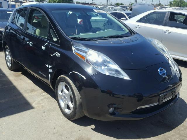 JN1AZ0CP6BT007946 - 2011 NISSAN LEAF SV BLACK photo 1