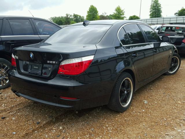 WBANV13599C151786 - 2009 BMW 528 XI BLACK photo 4