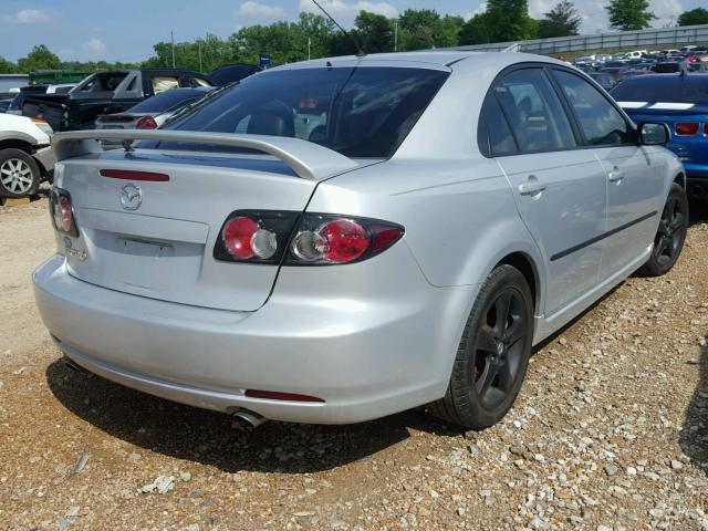 1YVHP85C575M47284 - 2007 MAZDA 6 I SILVER photo 4