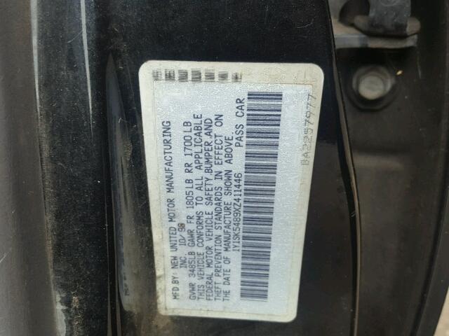 1Y1SK5489XZ411446 - 1999 CHEVROLET GEO PRIZM 黑色 照片 10