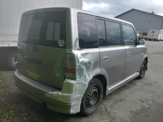 JTLKT324964122623 - 2006 TOYOTA SCION XB ნაცრისფერი ფოტო 4