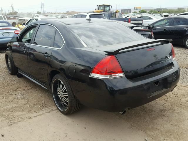 2G1WD57C491130157 - 2009 CHEVROLET IMPALA SS BLACK photo 3