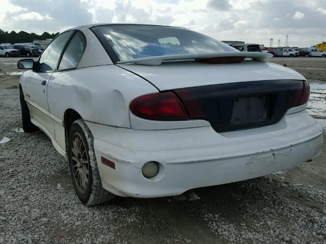 1G2JB124417266431 - 2001 PONTIAC SUNFIRE SE WHITE photo 3