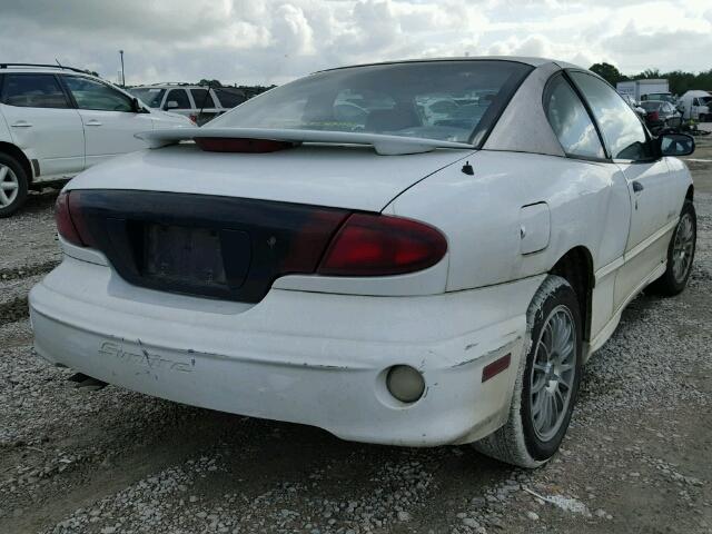 1G2JB124417266431 - 2001 PONTIAC SUNFIRE SE WHITE photo 4