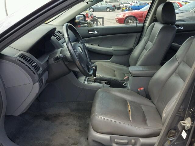 1HGCM66543A032909 - 2003 HONDA ACCORD EX GRAY photo 5