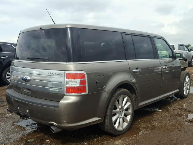 2FMHK6DT0CBD18283 - 2012 FORD FLEX LIMIT GRAY photo 4