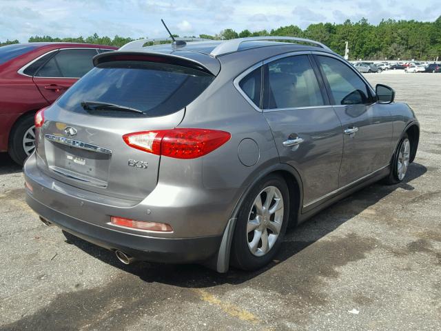 JNKAJ09EX8M306822 - 2008 INFINITI EX35 BASE GRAY photo 4