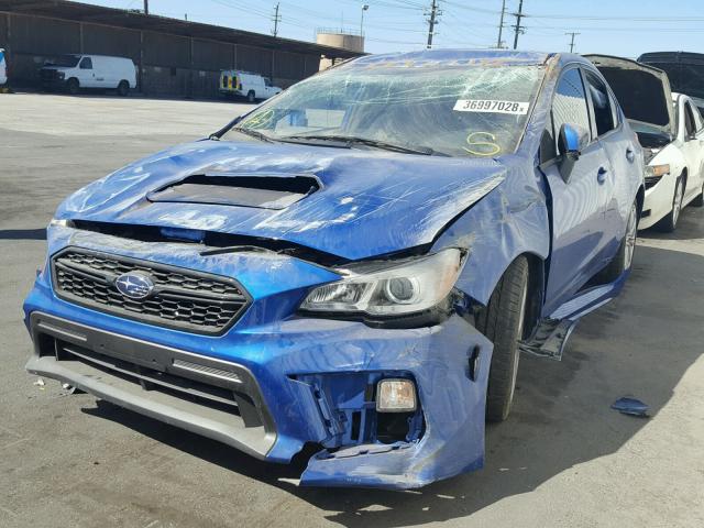 JF1VA1A6XJ9811576 - 2018 SUBARU WRX BLUE photo 2