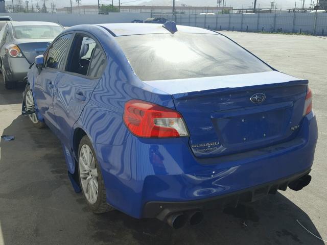 JF1VA1A6XJ9811576 - 2018 SUBARU WRX BLUE photo 3