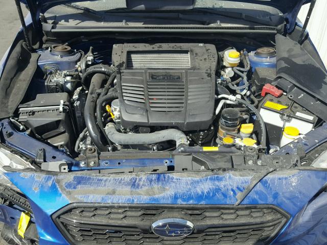 JF1VA1A6XJ9811576 - 2018 SUBARU WRX BLUE photo 7