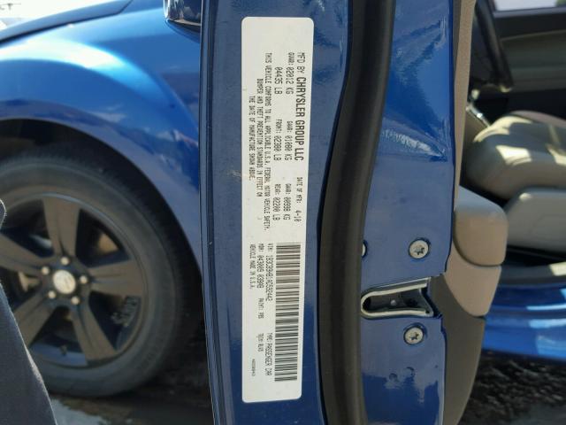 1B3CB9HB1AD592442 - 2010 DODGE CALIBER UP BLUE photo 10