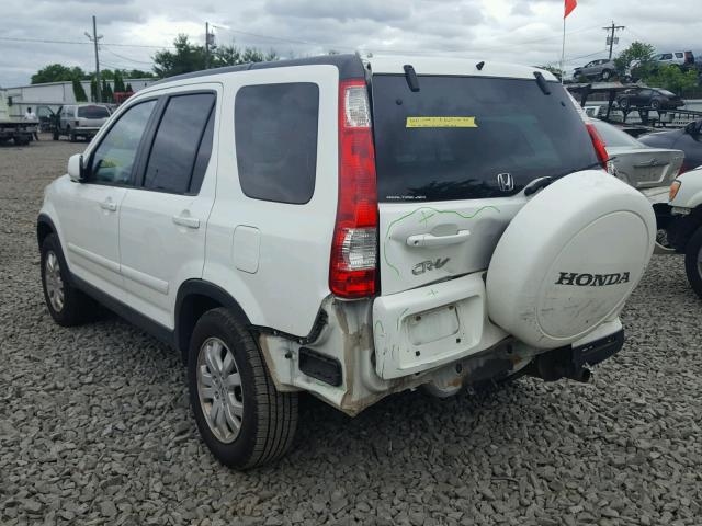 SHSRD78966U401272 - 2006 HONDA CR-V SE WHITE photo 3