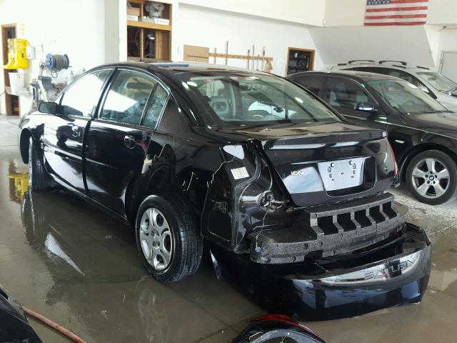 1G8AJ52F75Z101288 - 2005 SATURN ION LEVEL BLACK photo 3