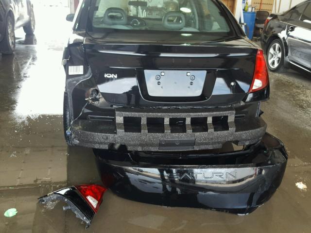 1G8AJ52F75Z101288 - 2005 SATURN ION LEVEL BLACK photo 9