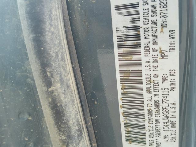 1C4AJWAG6FL774115 - 2015 JEEP WRANGLER S GRAY photo 10