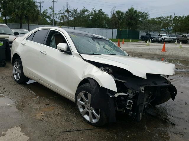 1G6AB5RX9E0144619 - 2014 CADILLAC ATS LUXURY WHITE photo 1