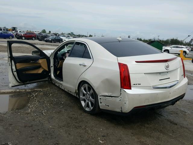 1G6AB5RX9E0144619 - 2014 CADILLAC ATS LUXURY WHITE photo 3