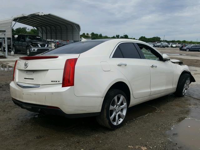 1G6AB5RX9E0144619 - 2014 CADILLAC ATS LUXURY WHITE photo 4