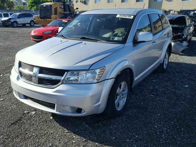 3D4GG57V99T172698 - 2009 DODGE JOURNEY SX SILVER photo 2