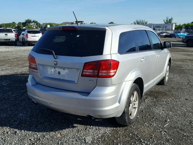 3D4GG57V99T172698 - 2009 DODGE JOURNEY SX SILVER photo 4