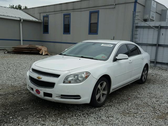 1G1ZC5E12BF327201 - 2011 CHEVROLET MALIBU 1LT WHITE photo 2