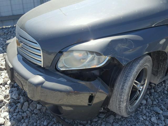 3GNDA13D98S548822 - 2008 CHEVROLET HHR LS BROWN photo 9