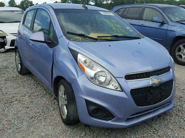 KL8CB6S96EC463913 - 2014 CHEVROLET SPARK LS BLUE photo 1