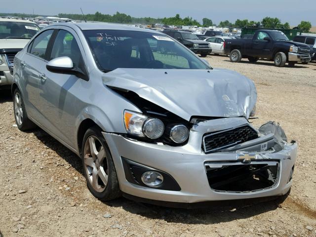 1G1JE5SHXD4172226 - 2013 CHEVROLET SONIC LTZ SILVER photo 1