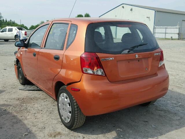 KL5TJ66636B540096 - 2006 SUZUKI SWIFT ORANGE photo 3