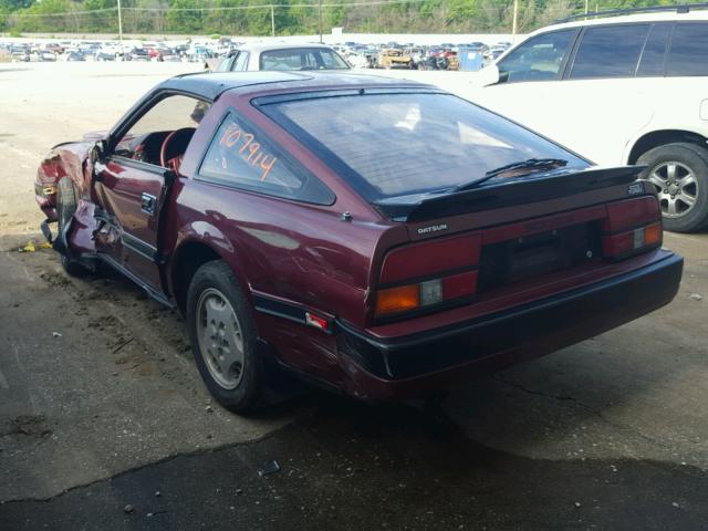 JN1CZ14S5EX004504 - 1984 DATSUN 300ZX MAROON photo 3