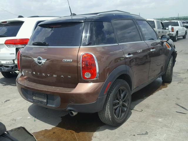 WMWZB3C56DWR35792 - 2013 MINI COOPER COU BROWN photo 4