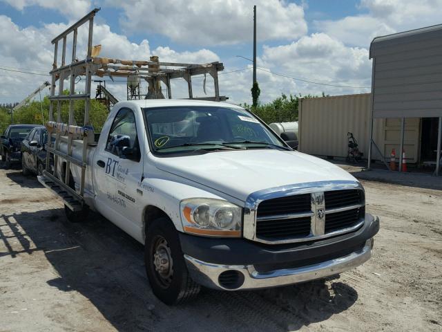3D7KR26D26G282673 - 2006 DODGE RAM 2500 S WHITE photo 1