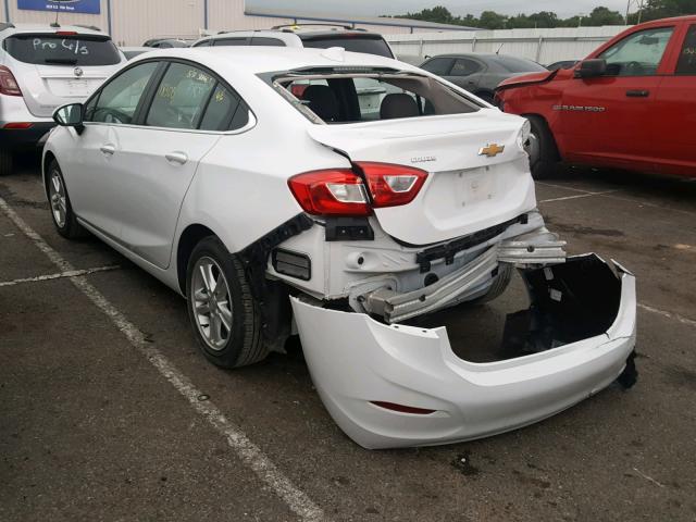 1G1BE5SM1J7111679 - 2018 CHEVROLET CRUZE LT WHITE photo 3