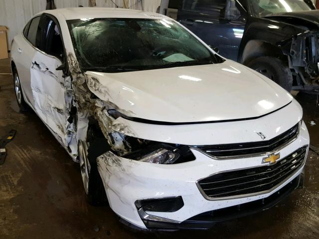 1G1ZB5ST7HF258555 - 2017 CHEVROLET MALIBU LS WHITE photo 1