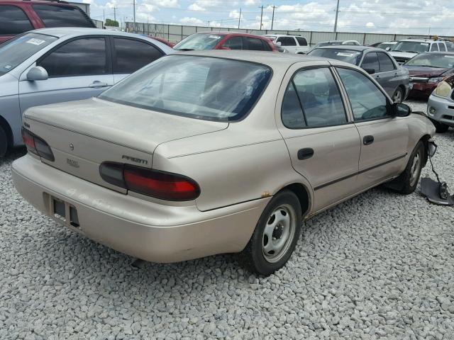 1Y1SK5363RZ101845 - 1994 GEO PRIZM BASE GOLD photo 4