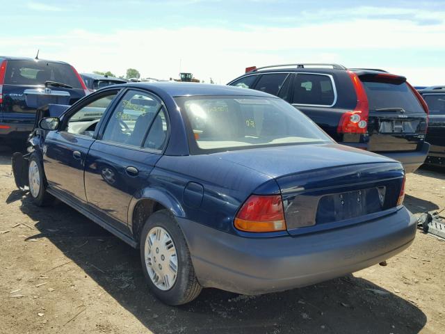 1G8ZH5283VZ382764 - 1997 SATURN SL1 BLUE photo 3