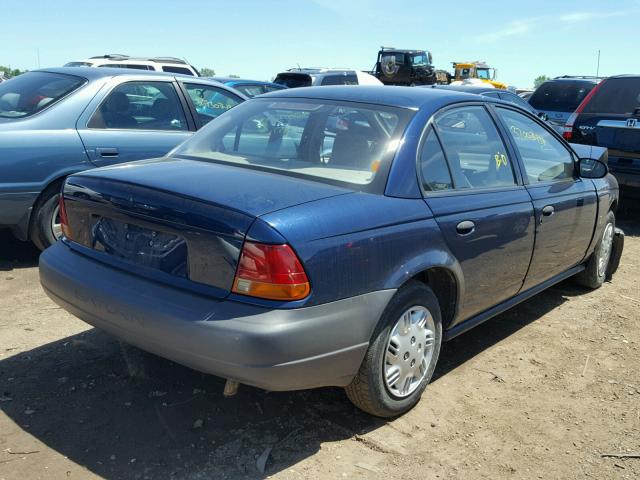 1G8ZH5283VZ382764 - 1997 SATURN SL1 BLUE photo 4