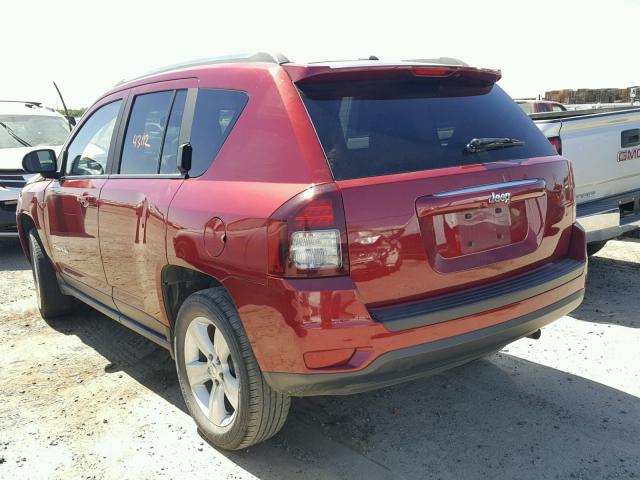 1C4NJCBB4FD138998 - 2015 JEEP COMPASS SP MAROON photo 3