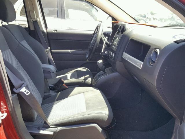 1C4NJCBB4FD138998 - 2015 JEEP COMPASS SP MAROON photo 5