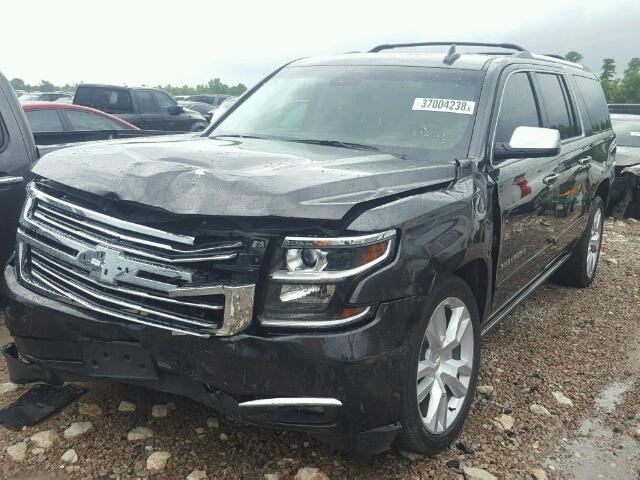 1GNSCJKCXHR376202 - 2017 CHEVROLET SUBURBAN C CHARCOAL photo 2