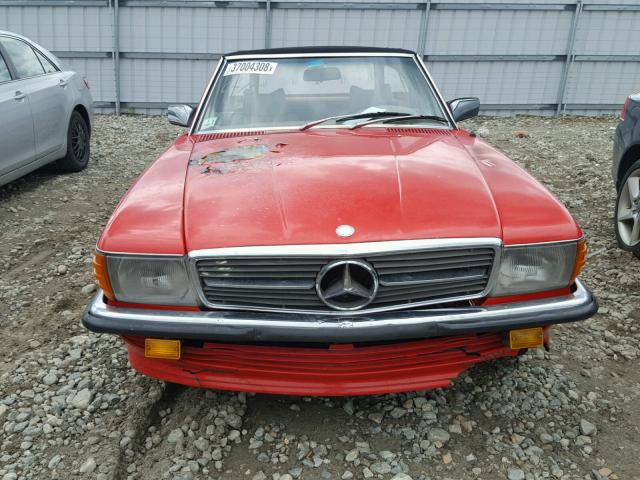 10704312013571 - 1978 MERCEDES-BENZ 450 SE RED photo 9