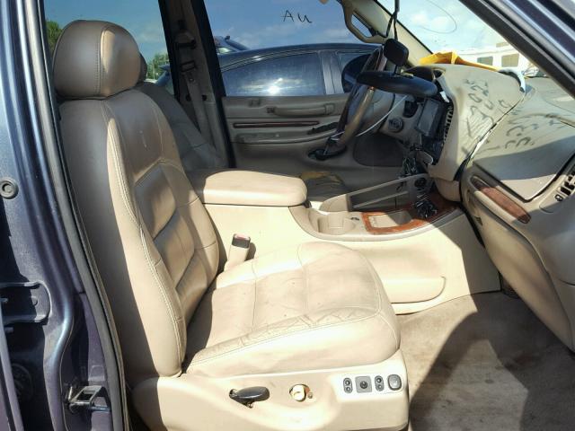 5LMPU28A6YLJ14325 - 2000 LINCOLN NAVIGATOR BLUE photo 5
