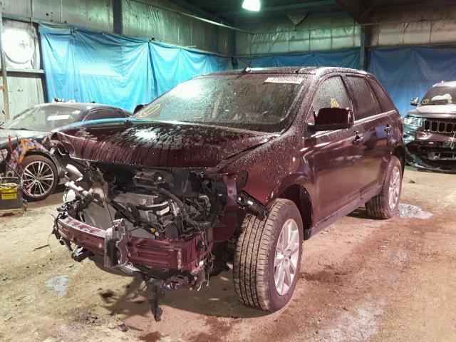 2FMDK3KC9BBA52776 - 2011 FORD EDGE LIMIT RED photo 2