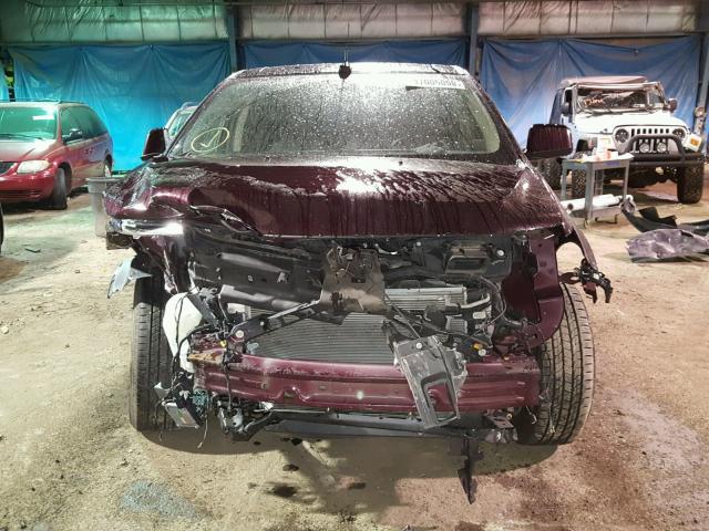 2FMDK3KC9BBA52776 - 2011 FORD EDGE LIMIT RED photo 9